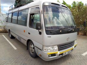 rent a coaster bus in kenya