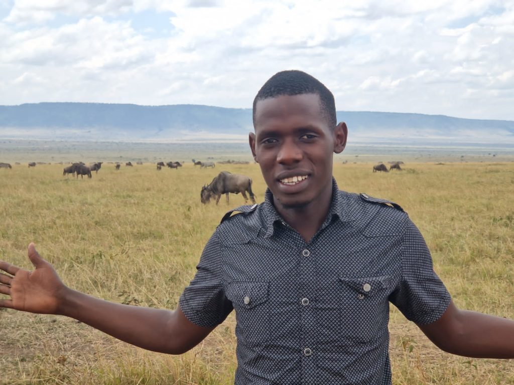 Herbert - driving in Kenya
