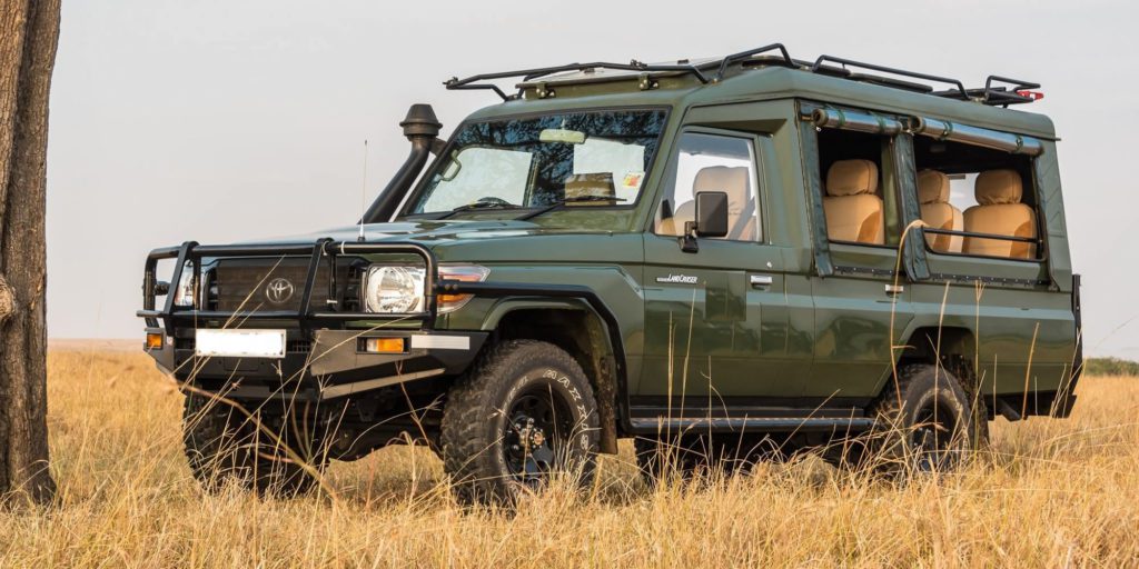 Rent a safari land cruiser in Kenya