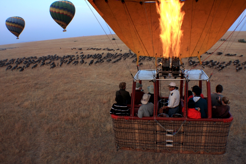 Things to do in kenya - hot-air balloon safaris in Kenya