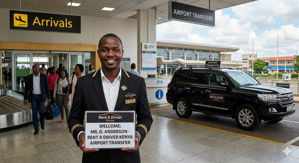 Nairobi airport transfers with Rent A Driver Kenya