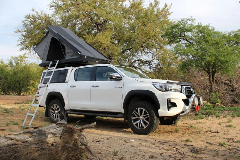 4x4 Rooftop tent vehicle in Kenya