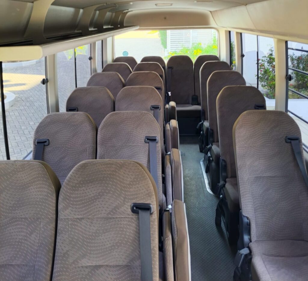 inside-coaster-bus - Rent A Driver Kenya